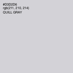 #D3D2D6 - Quill Gray Color Image